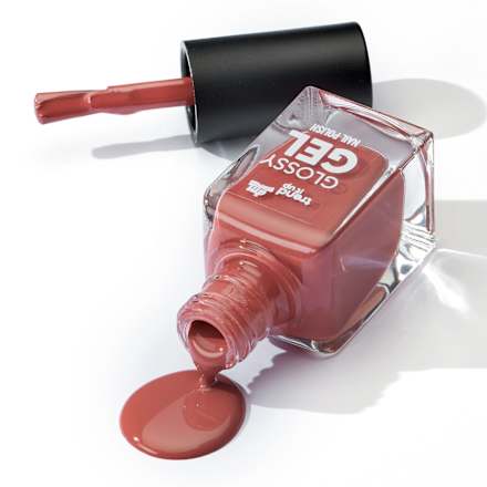 Nagellack Glossy Gel 240 Red Brown, 11 ml trend !t up