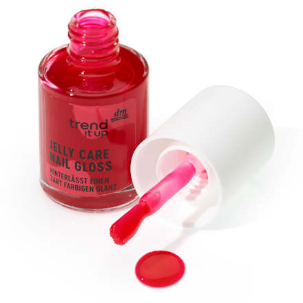 Nagelverzorging Jelly Care Gloss 010 Bright Berry Red, 10,5 ml