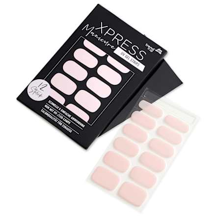 UV Gel Nagelfolie XPRESS Manicure 120 Licht Rosé, 12 stuks