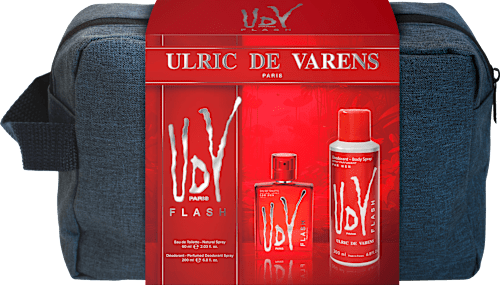 Geschenkset Flash Eau de Toilette, Deo & Kulturtasche 3tlg, 1 St ULRIC DE VARENS