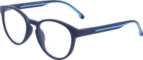 Fertig-Lesebrille dunkelblau +3,50, 1 St