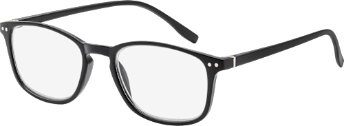 Fertig-Lesebrille matt schwarz +3,00, 1 St