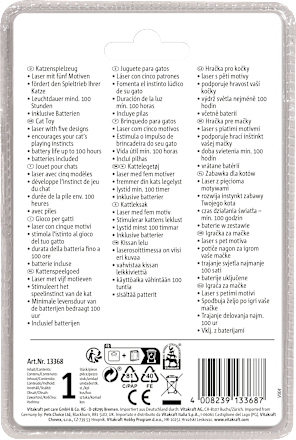 Katten speelgoed LED-pointer "vang het licht", 1 st.