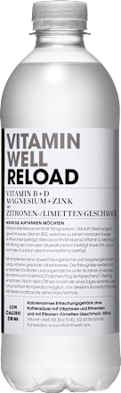 Erfrischungsgetränk, Reload Zitrone-Limette, 500 ml EINWEG