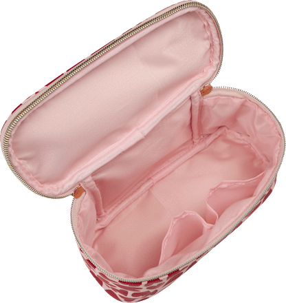 Kosmetikkoffer rosa mit roten Herzen "just love", 1 St Vito & Joe