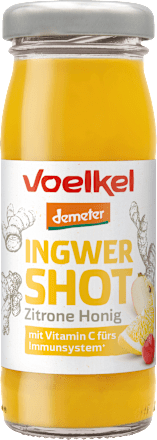 Ingwer & Zitrone-Honig Shot mit Vitamin C, 95 ml
