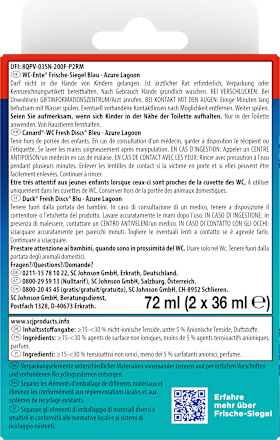 WC-Reiniger Frische-Siegel Azure Lagoon Nachfüllpack 2 St, 72 ml
