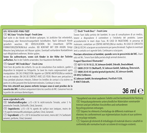 Toiletreiniger Freshness Seal Lemon Starterset, 1 st.