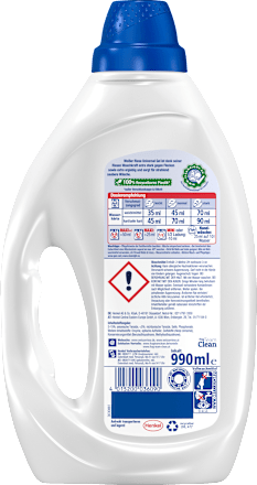 Vollwaschmittel Gel, 22 Wl Weißer Riese