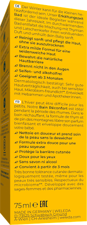 Baby Erkältungszeit Bad Calendula, 75 ml