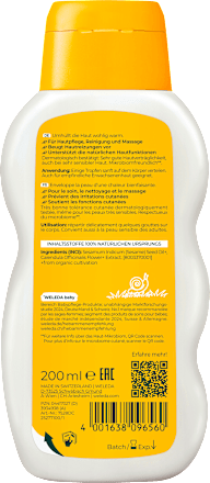 Babyöl Calendula parfümfrei, 200 ml