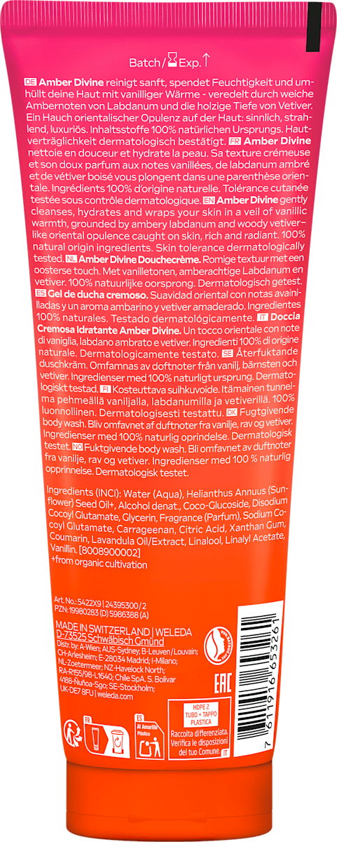 WELEDA Duschcreme Amber divine, 200 ml