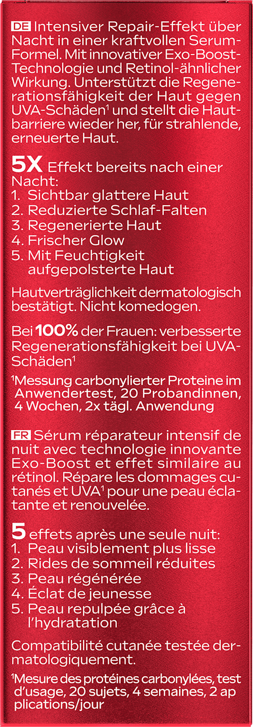 WELEDA Gesichtsserum Nacht Granatapfel EXO Boost Youth Power Night Repair Elixier, 30 ml