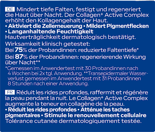 Nachtcreme festigend blauer Enzian & Edelweiß, 40 ml