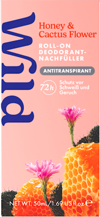 Antitranspirant Deo Roll-on Honey & Cactus Flower Nachfüllpack, 50 ml