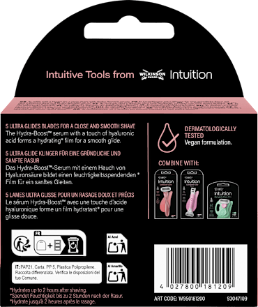 Rasierklingen, Intuition Complete Care (3+1), 4 St