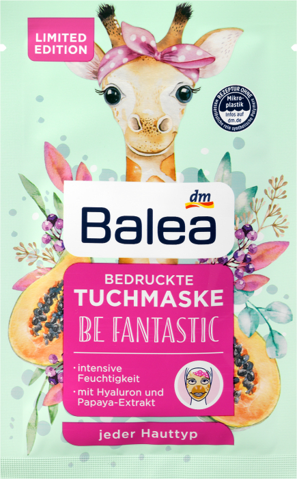 Balea Printed Sheet Mask Giraffe, 1 st Duitse Drogist Haus