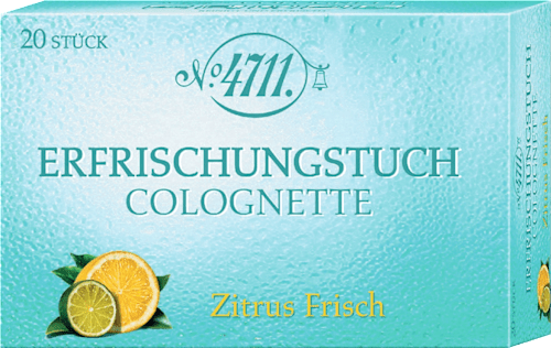 Colognette Citrus Fresh Verfrissende Doekjes, 20 stuks