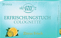 Colognette Citrus Fresh Verfrissende Doekjes, 20 stuks