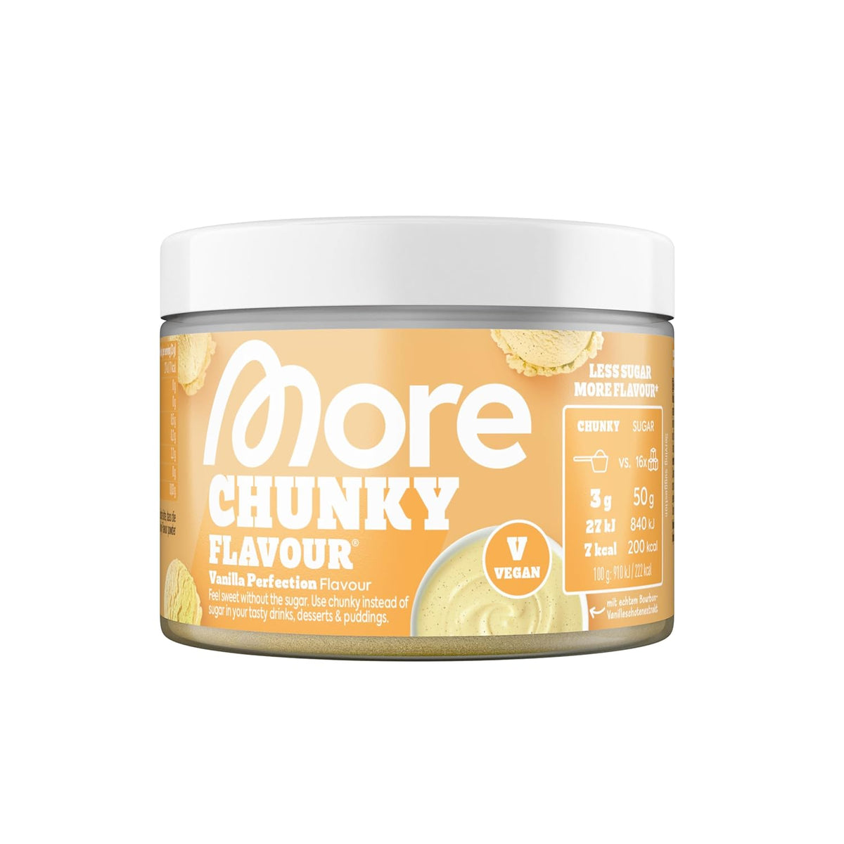 MORE Chunky Flavour, Vanilla Perfection, 150 g