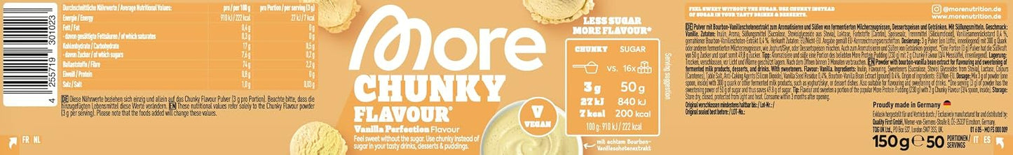MORE Chunky Flavour, Vanilla Perfection, 150 g