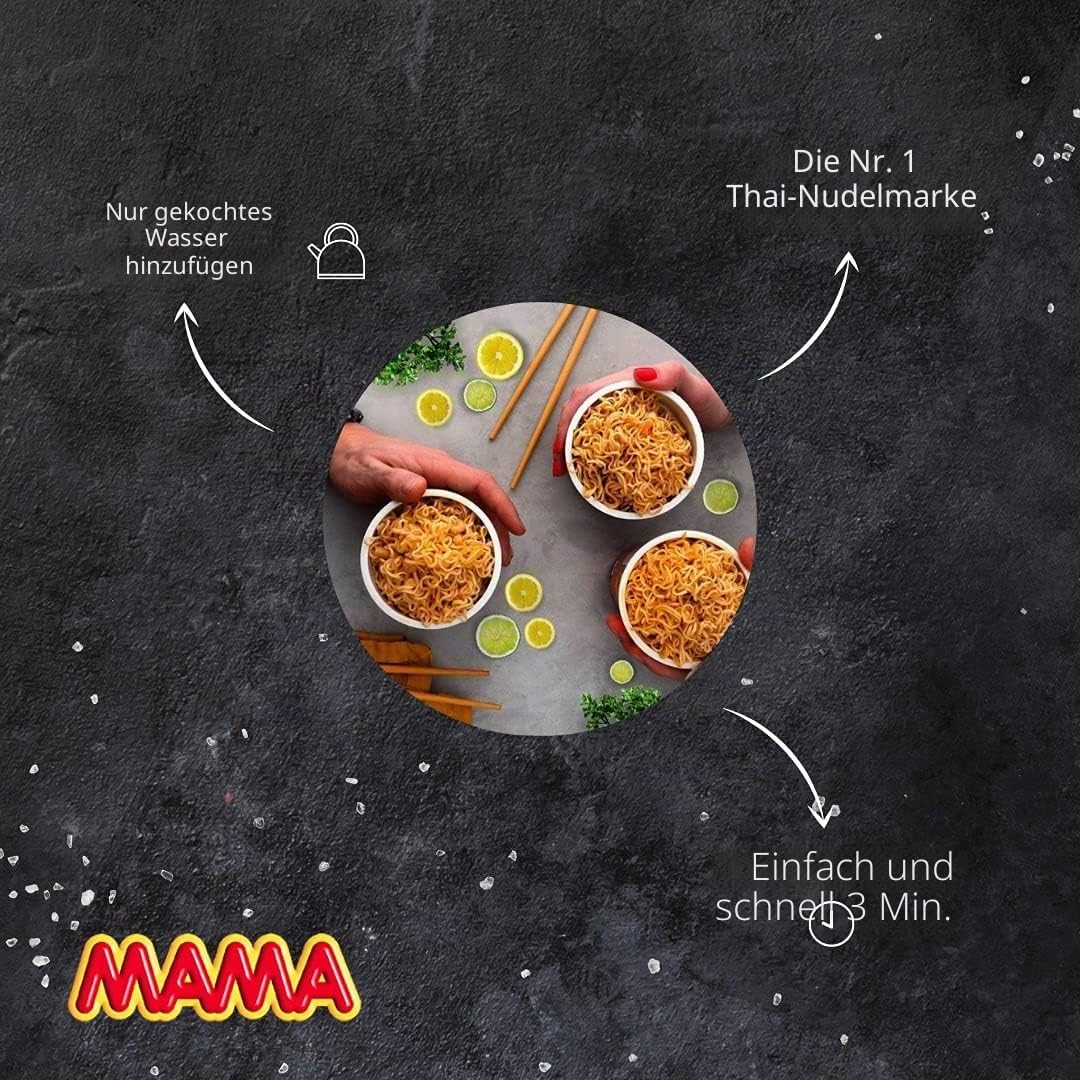 MAMA - Instant noedels groenten - (1 x 60 g)