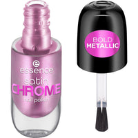 essence satin CHROME nagellak, nr. 02, roze, dekkend, expressief resultaat,