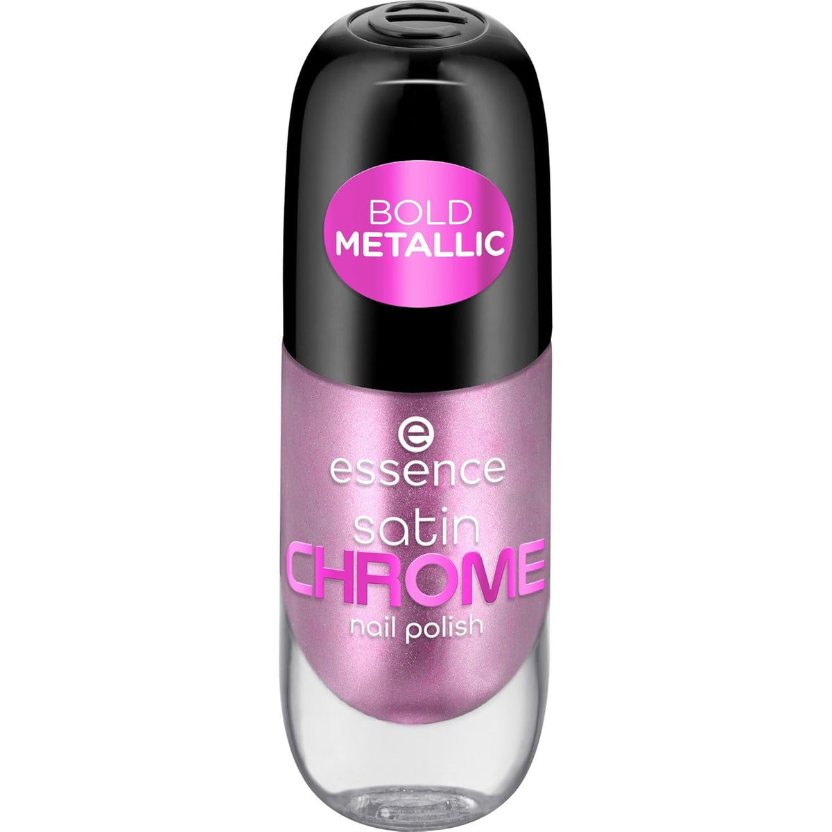 essence satin CHROME nagellak, nr. 02, roze, dekkend, expressief resultaat,
