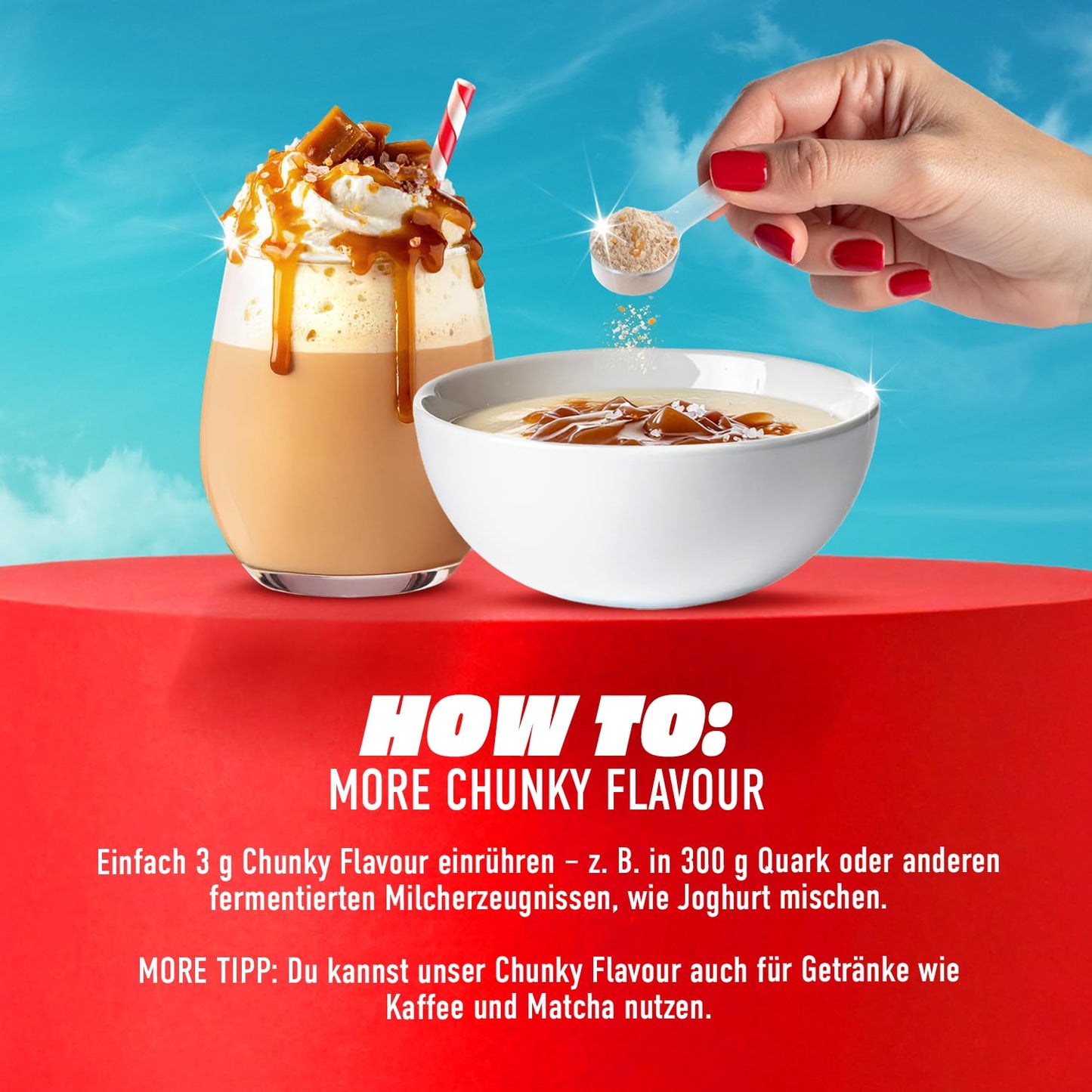 MORE Chunky Flavour, Vanilla Perfection, 150 g