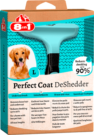 Hondenondervachtborstel voor grote honden, maat L, 1 stuk