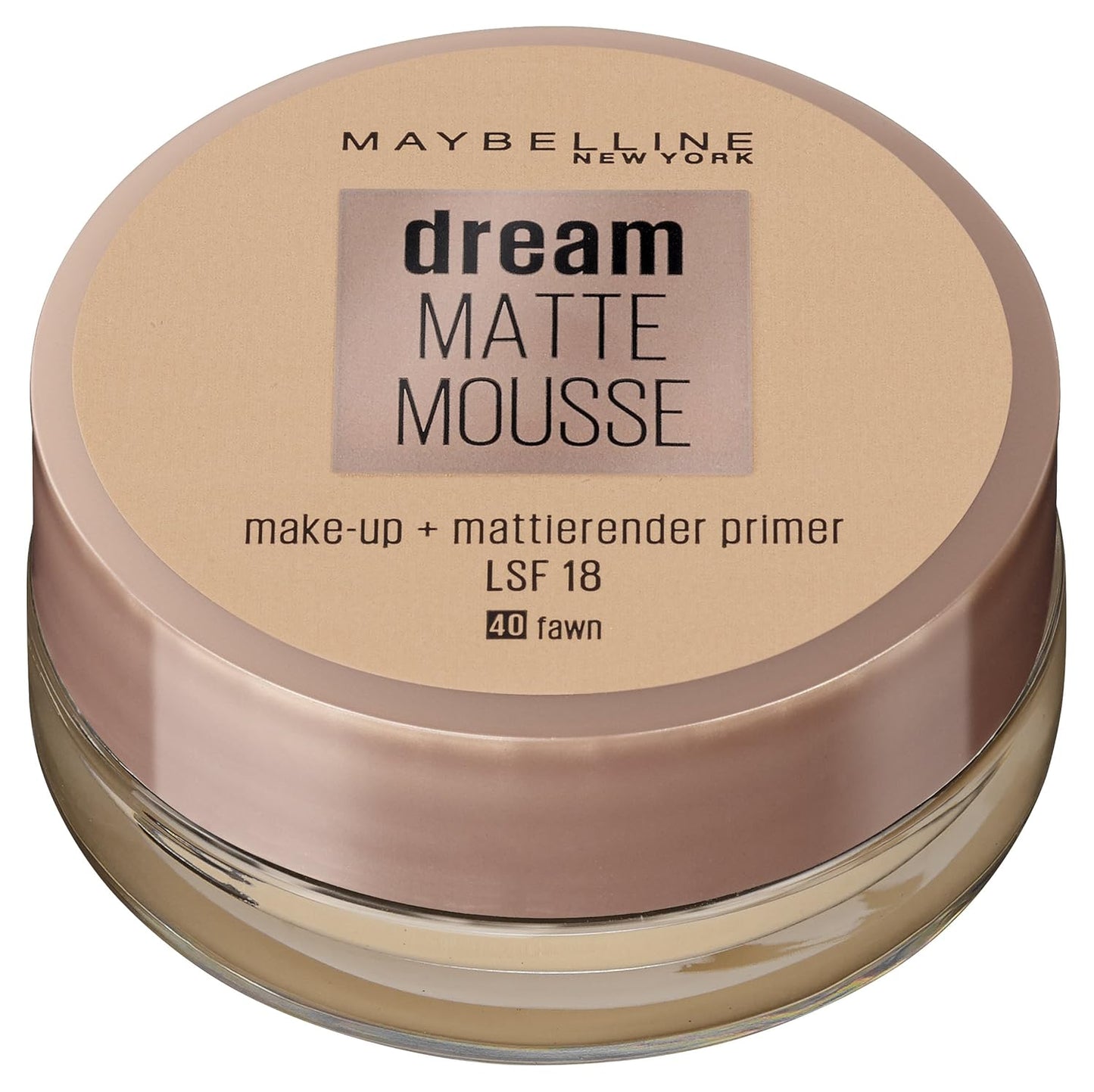 Maybelline dream matte mousse 40 fawn foundation