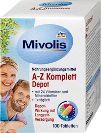 A-Z Komplett Depot, Tabletten, 100 St., 144 g Mivolis