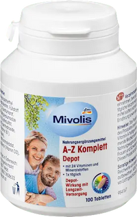 A-Z Komplett Depot, Tabletten, 100 St., 144 g Mivolis