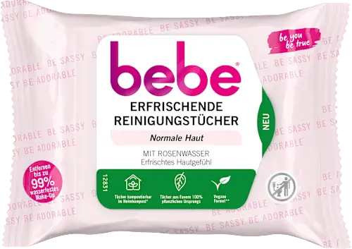 Abschminktücher erfrischend, 25 St bebe