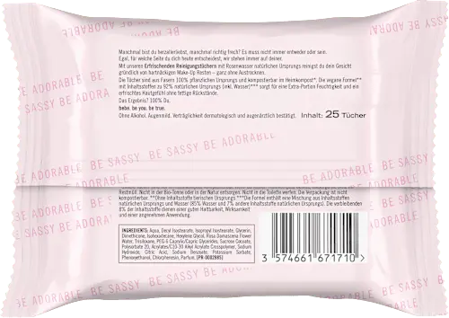 Abschminktücher erfrischend, 25 St bebe
