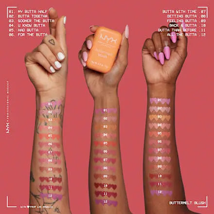 Blush Buttermelt 02 Butta Together, 5 g NYX PROFESSIONAL MAKEUP