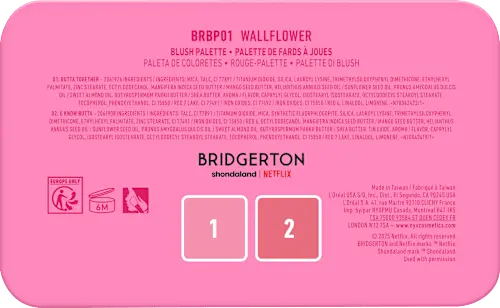 Blush Palette Bridgerton Royal Flush 01, 10 g NYX PROFESSIONAL MAKEUP