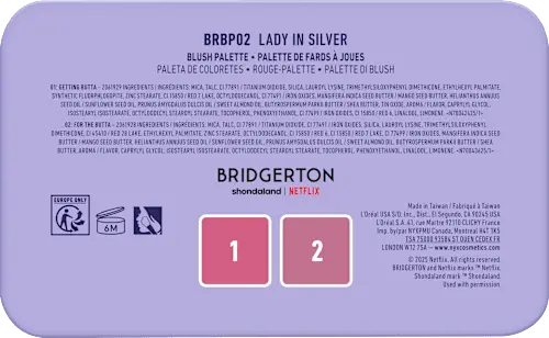 Blush Palette Bridgerton Royal Flush 02, 10 g NYX PROFESSIONAL MAKEUP
