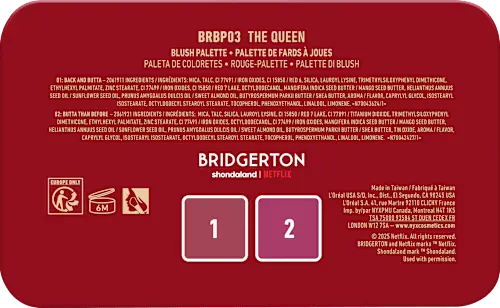 Blush Palette Bridgerton Royal Flush 03, 10 g NYX PROFESSIONAL MAKEUP