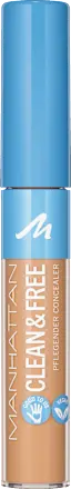 Concealer Clean & Free 20 Light, 7 ml MANHATTAN Cosmetics