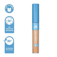 Concealer Clean & Free 20 Light, 7 ml MANHATTAN Cosmetics