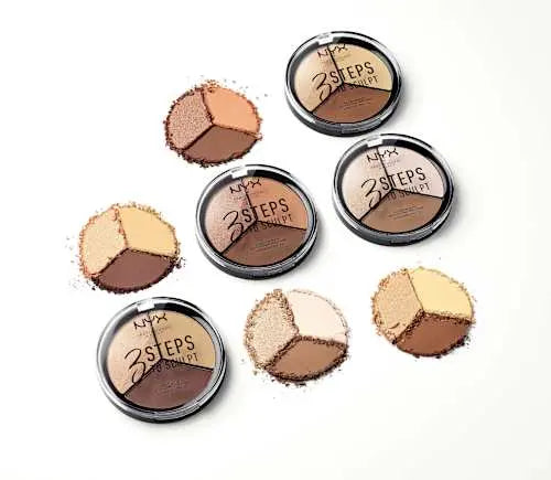 Contouringpuder 3 Steps to Sculpt Fair 01, 15 g NYX PROFESSIONAL MAKEUP