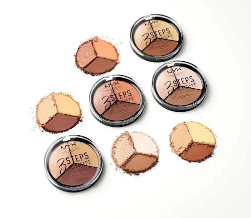 Contouringpuder 3 Steps to Sculpt Fair 01, 15 g NYX PROFESSIONAL MAKEUP