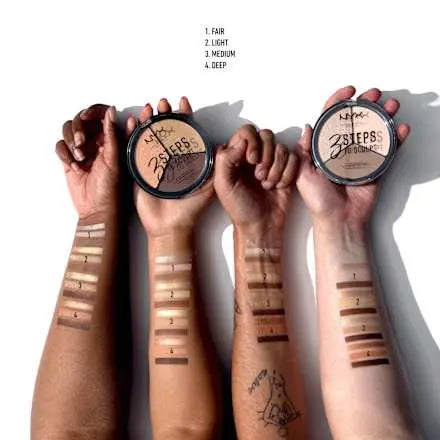 Contouringpuder 3 Steps to Sculpt Fair 01, 15 g NYX PROFESSIONAL MAKEUP