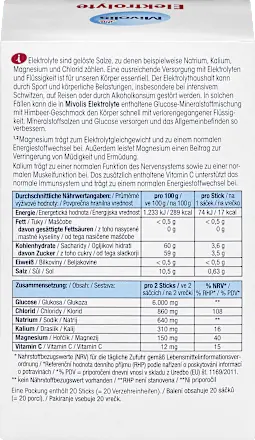 Elektrolyte, 20 Sticks, 20 St Mivolis