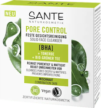 Feste Gesichtsreinigung Pore Control, 60 g SANTE NATURKOSMETIK