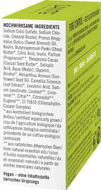 Feste Gesichtsreinigung Pore Control, 60 g SANTE NATURKOSMETIK