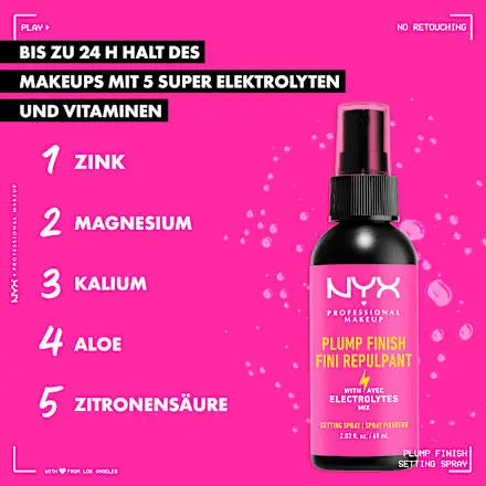 Fixierspray Plump Right Back 01, 60 ml NYX PROFESSIONAL MAKEUP