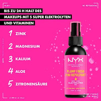 Fixierspray Plump Right Back 01, 60 ml NYX PROFESSIONAL MAKEUP