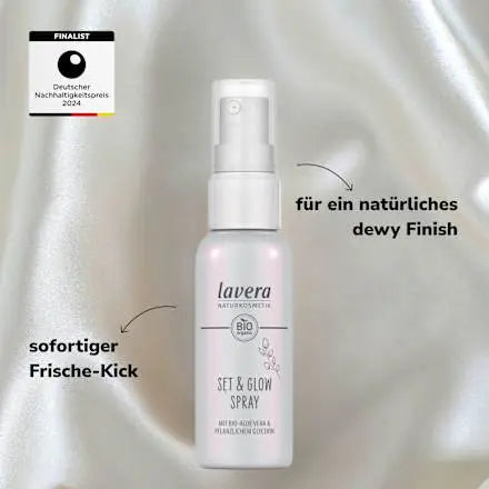 Fixierspray Set & Glow Spray, 50 ml lavera NATURKOSMETIK